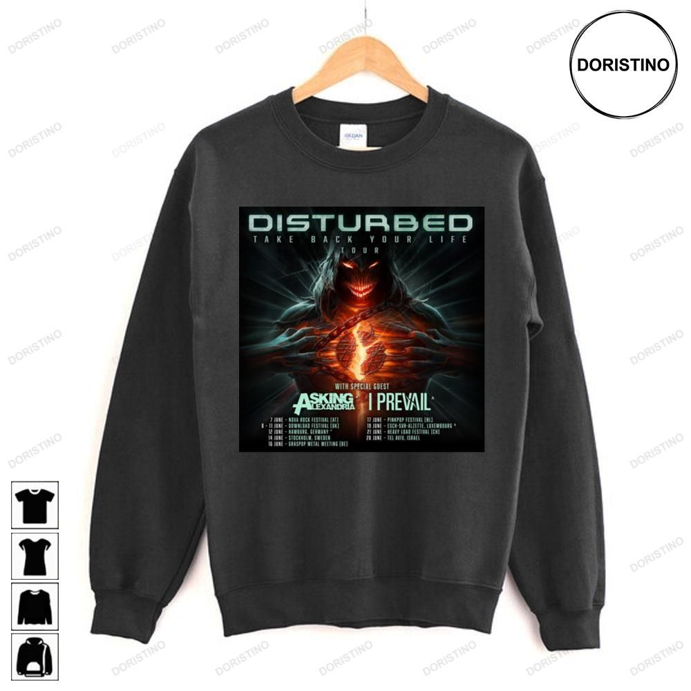 June 2023 Tour Disturbed Take Back Your Life Awesome Shirts